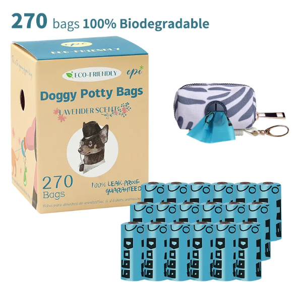 Eco-Friendly Dog Poop Bags Blue