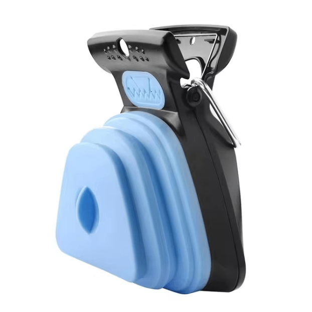 Foldable Pooper Scooper Blue