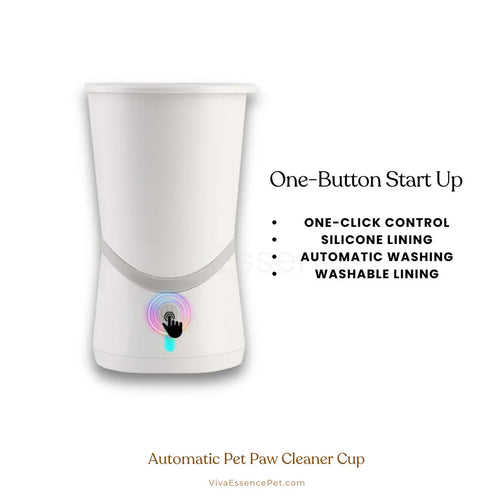 Automatic Pet Paw Cleaner - Silicone Bristles