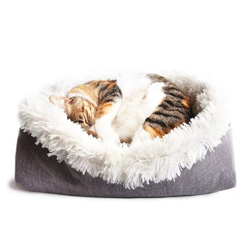 Dual-Use Cat and Dog Bed - side view